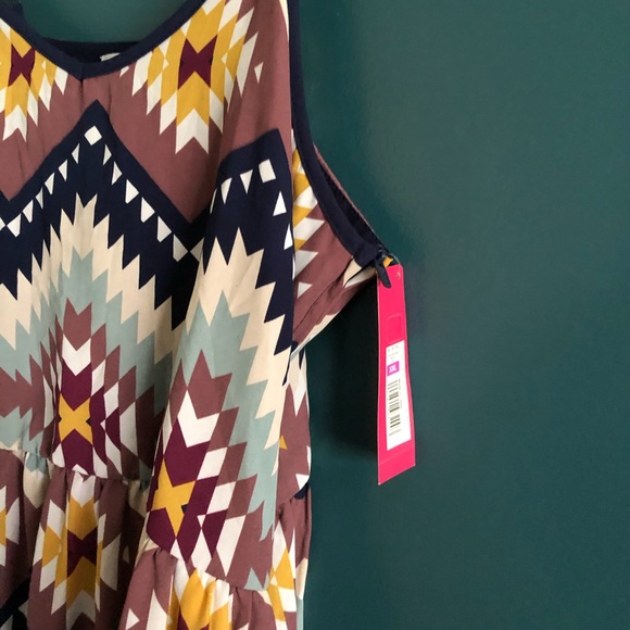 Aztec Print Dress in beautiful muted colors - Picture 4 of 7